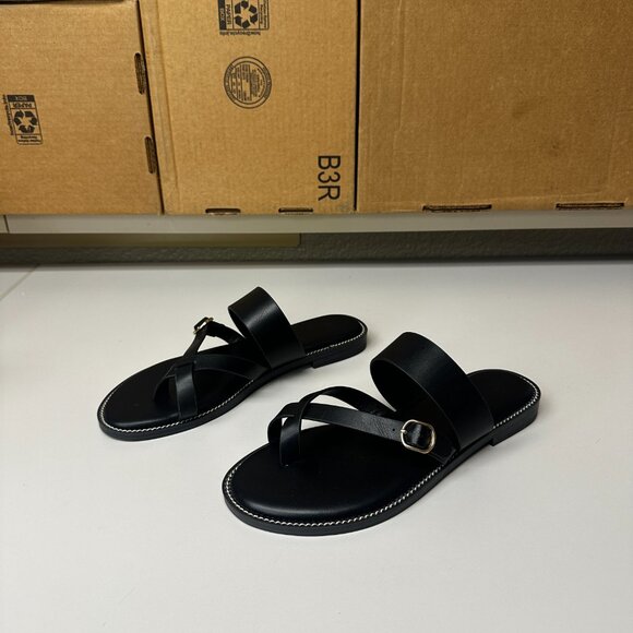 Cusionaire Sandals - black - size 8 - Picture 4 of 7